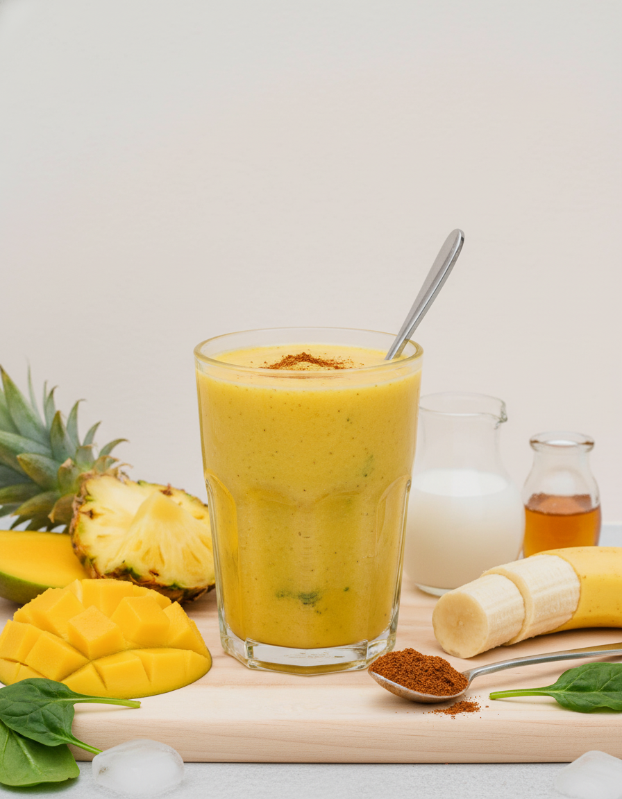 black lemon smoothie recipe