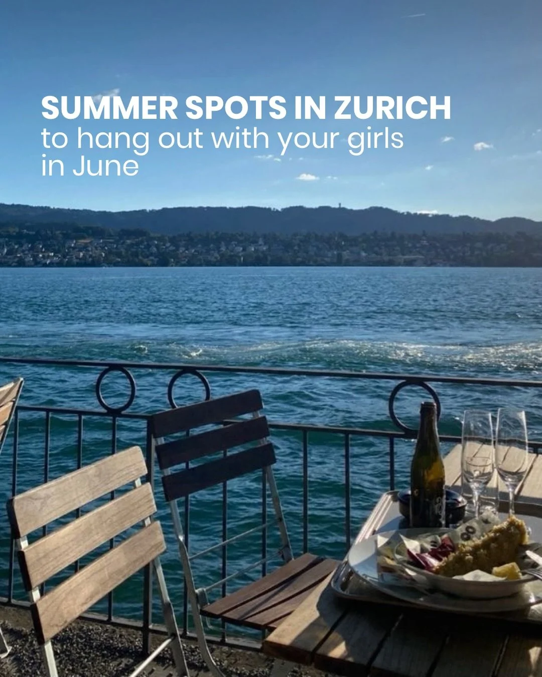 Zurich in June just hits different 🌸

Everyone&rsquo;s outside, the city feels softer and random weekdays turn into plans you actually remember.

So here&rsquo;s your little reminder that summer here gets a lot better when you stop waiting for thing