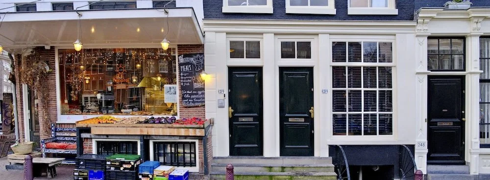 Amsterdam, Prinsengracht hoek Lauriergracht Fine Art print