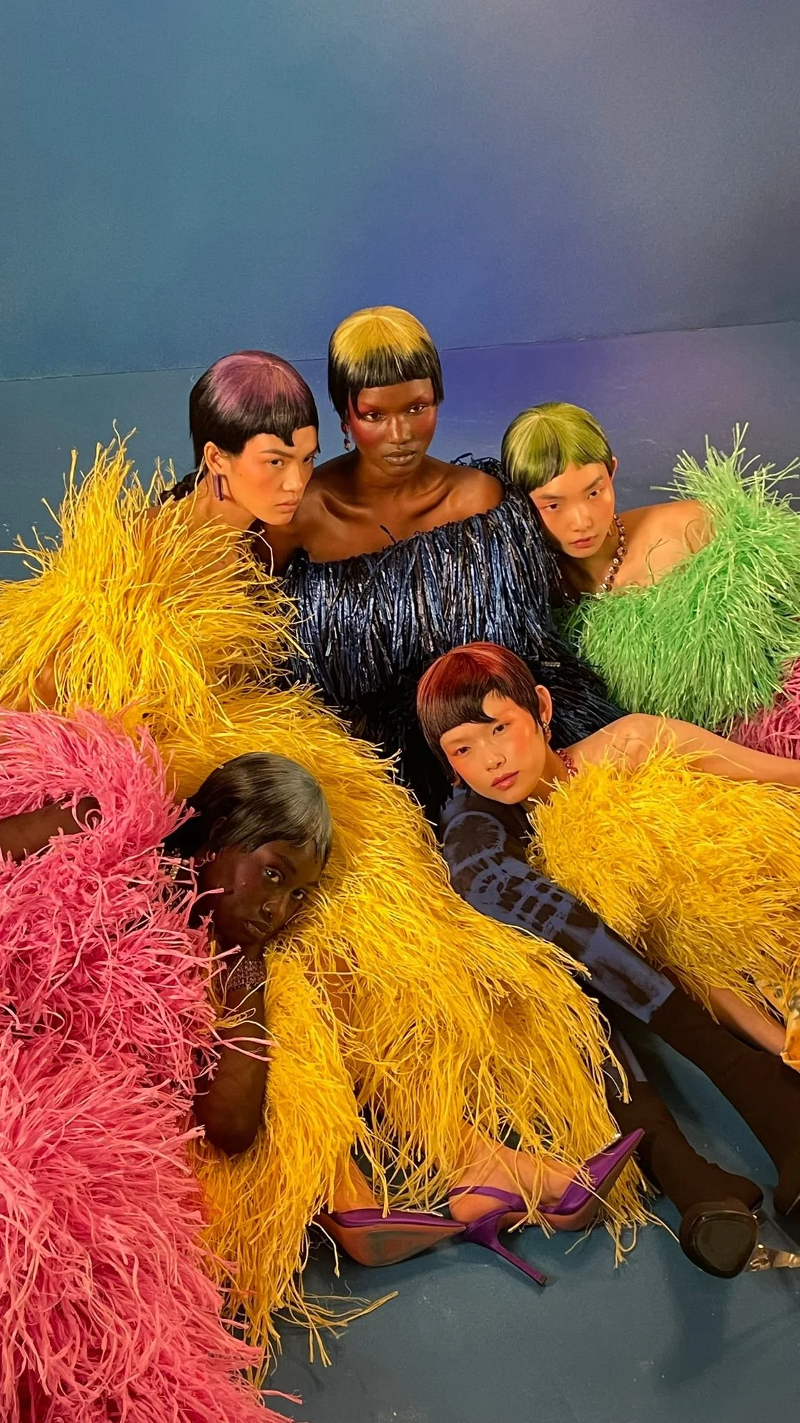 W Magazine, behind the scenes, 2023