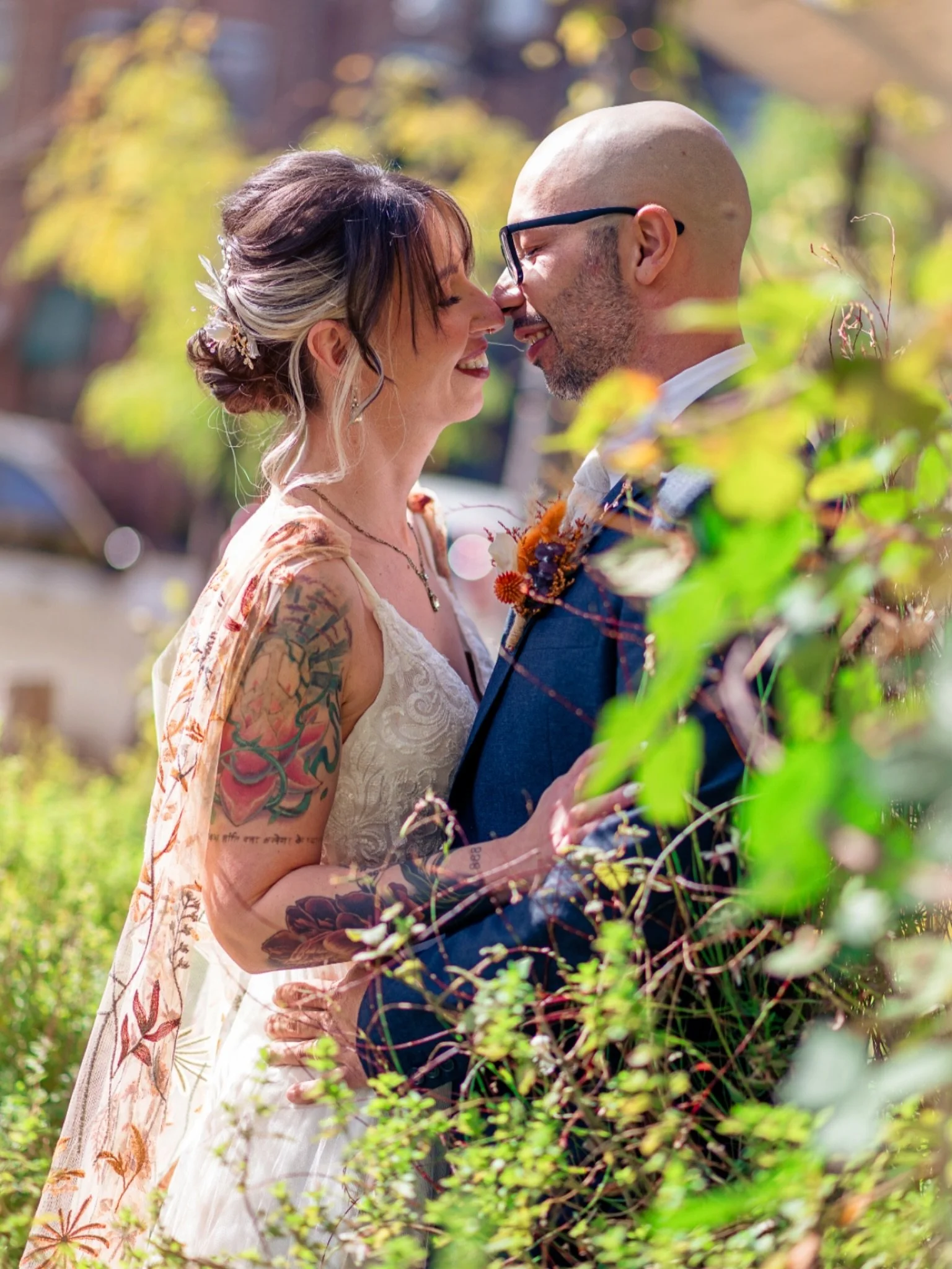 One year ago today, we made a commitment to one another in front of God, our family and our friends. And every day following has been a blessing. I am so grateful to stand next to you and I do so proudly with a full heart. There&rsquo;s no one I&rsqu