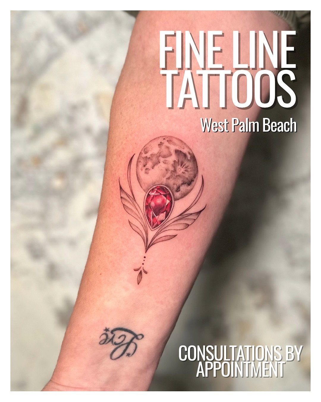 Hi West Palm! My name is Jovan, I&rsquo;m a new artist here in the West Palm Beach area, originally from Brooklyn, NY. I recently opened my studio downtown, where I specialize in fine line, floral work, and micro-realism. My space is designed to be a