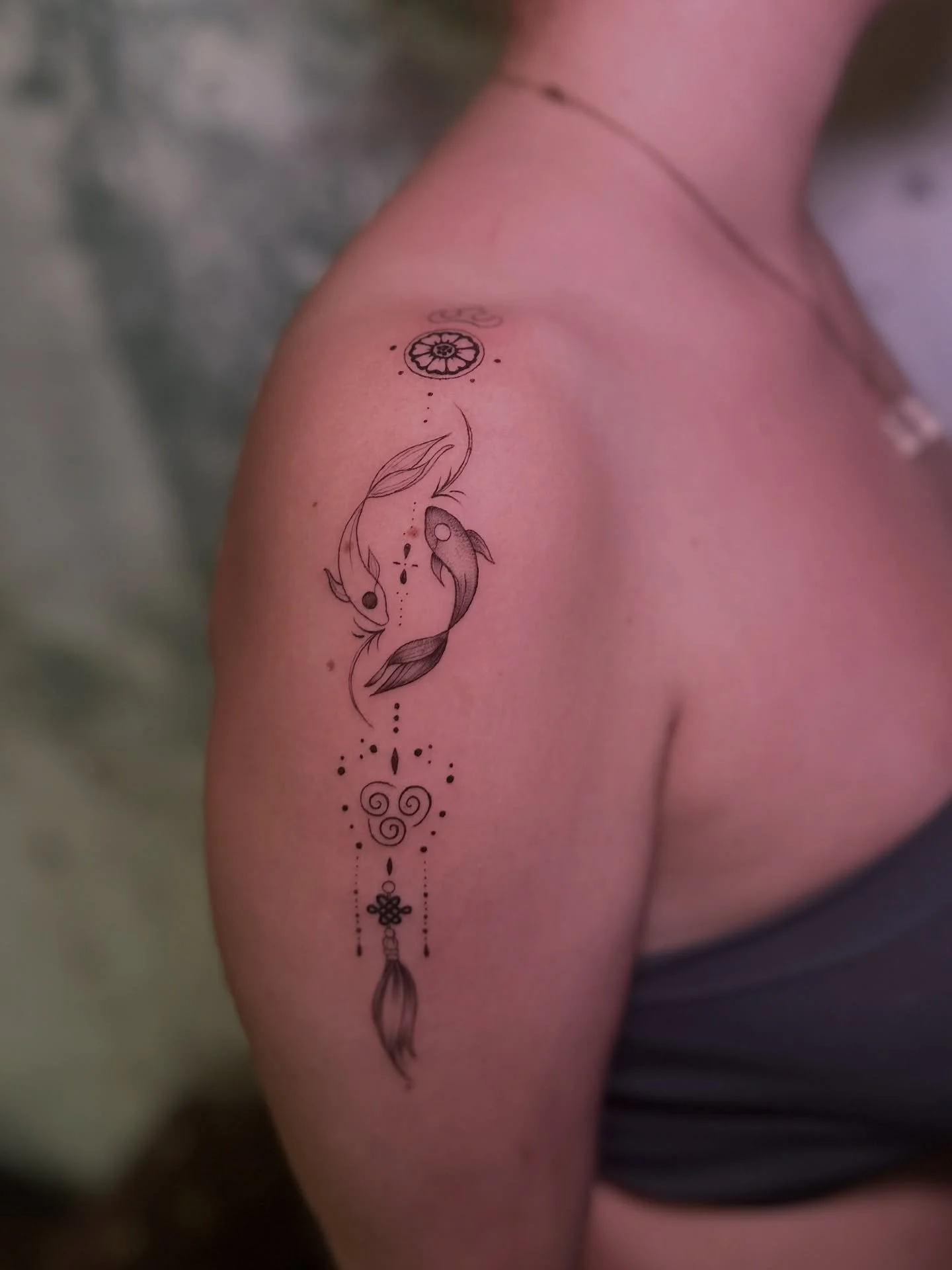 One of my last tattoos in Brooklyn. Diamond has been with me through so many pieces over the years, we&rsquo;ve created so much art together and shared just as many laughs. Her energy brings joy into every session and reminds me why I love what I do.