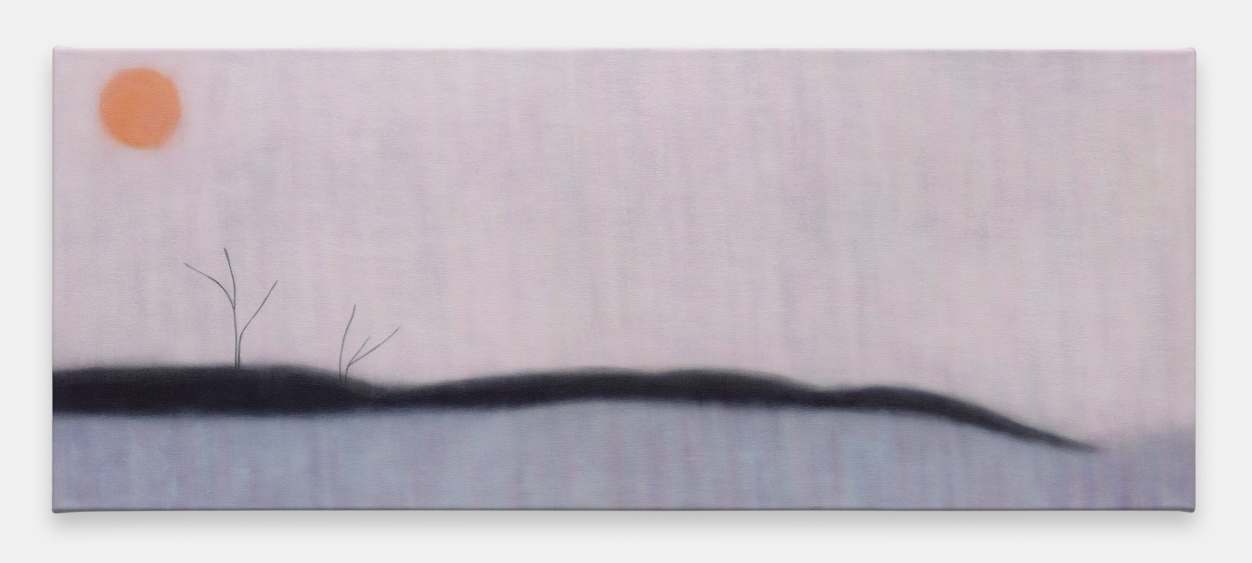 Sem título, 2025-2026, óleo sobre tela, 60 x 170 cm