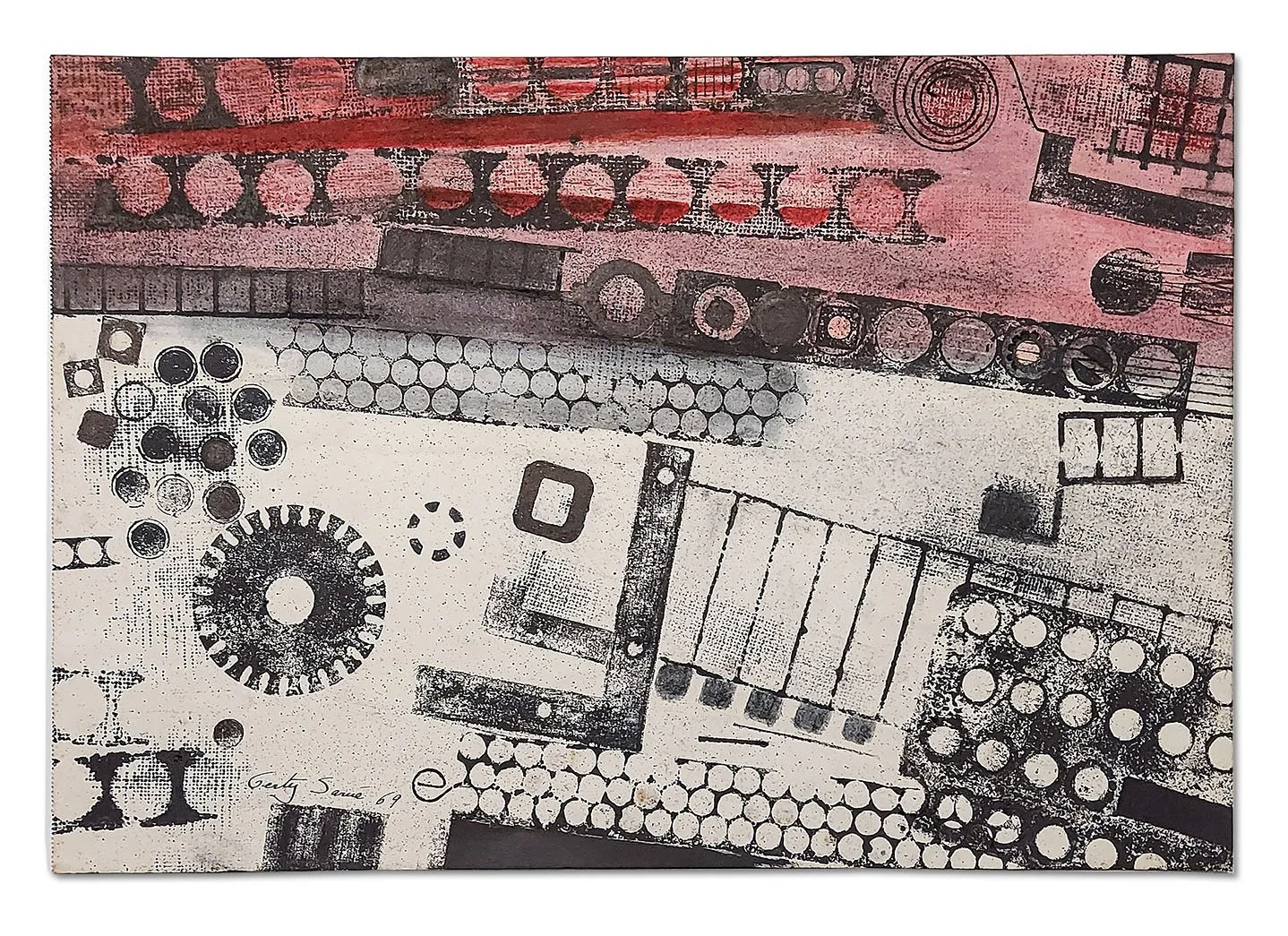 Sem título, 1968, monotipia, 33 x 46 cm