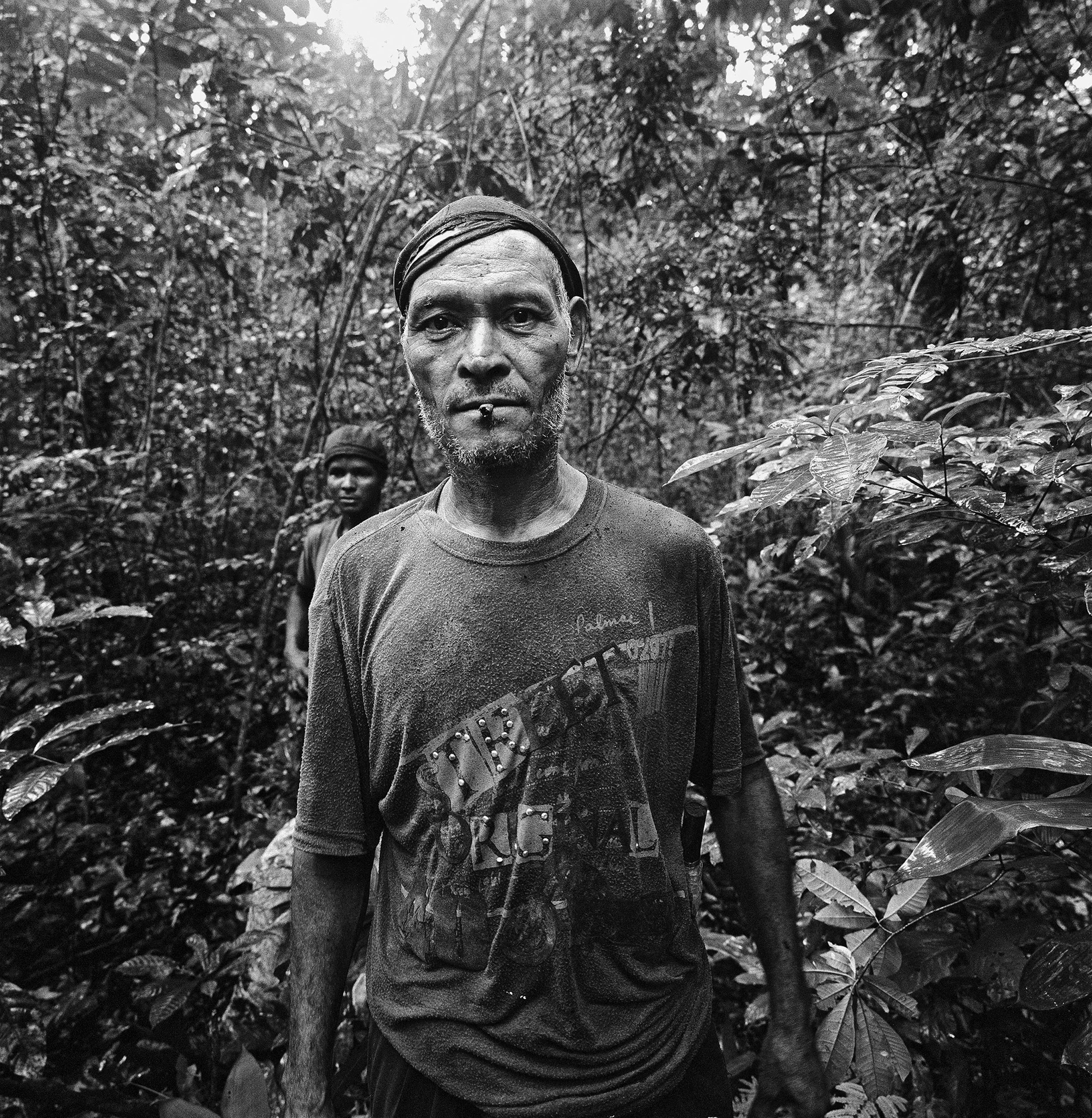 Série Amazônia, 2011, pigmento mineral sobre papel de algodão Hahnemühle Museum Etching, 40 x 40 cm