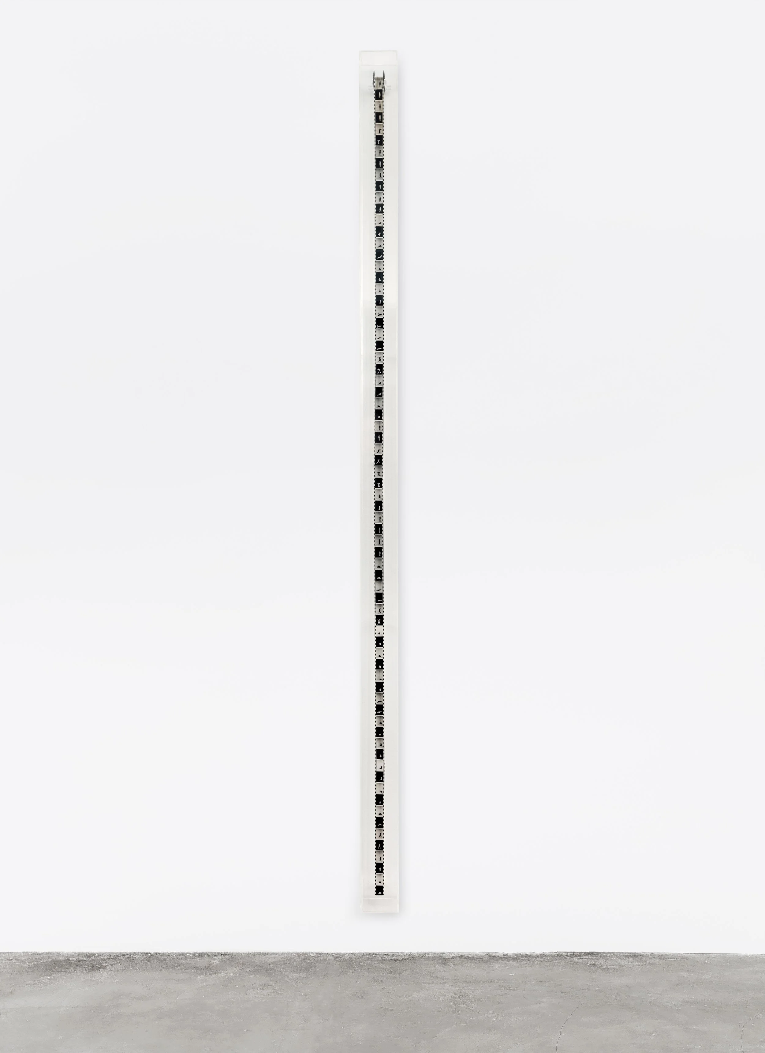 A Marcha - Série Situações Negativas, 1980, gelatina e prata, 170 x 0,2 cm