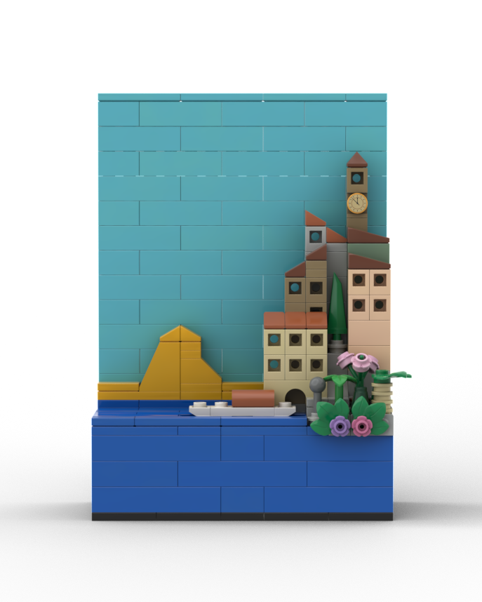 Lego MOC Lugano Gandria