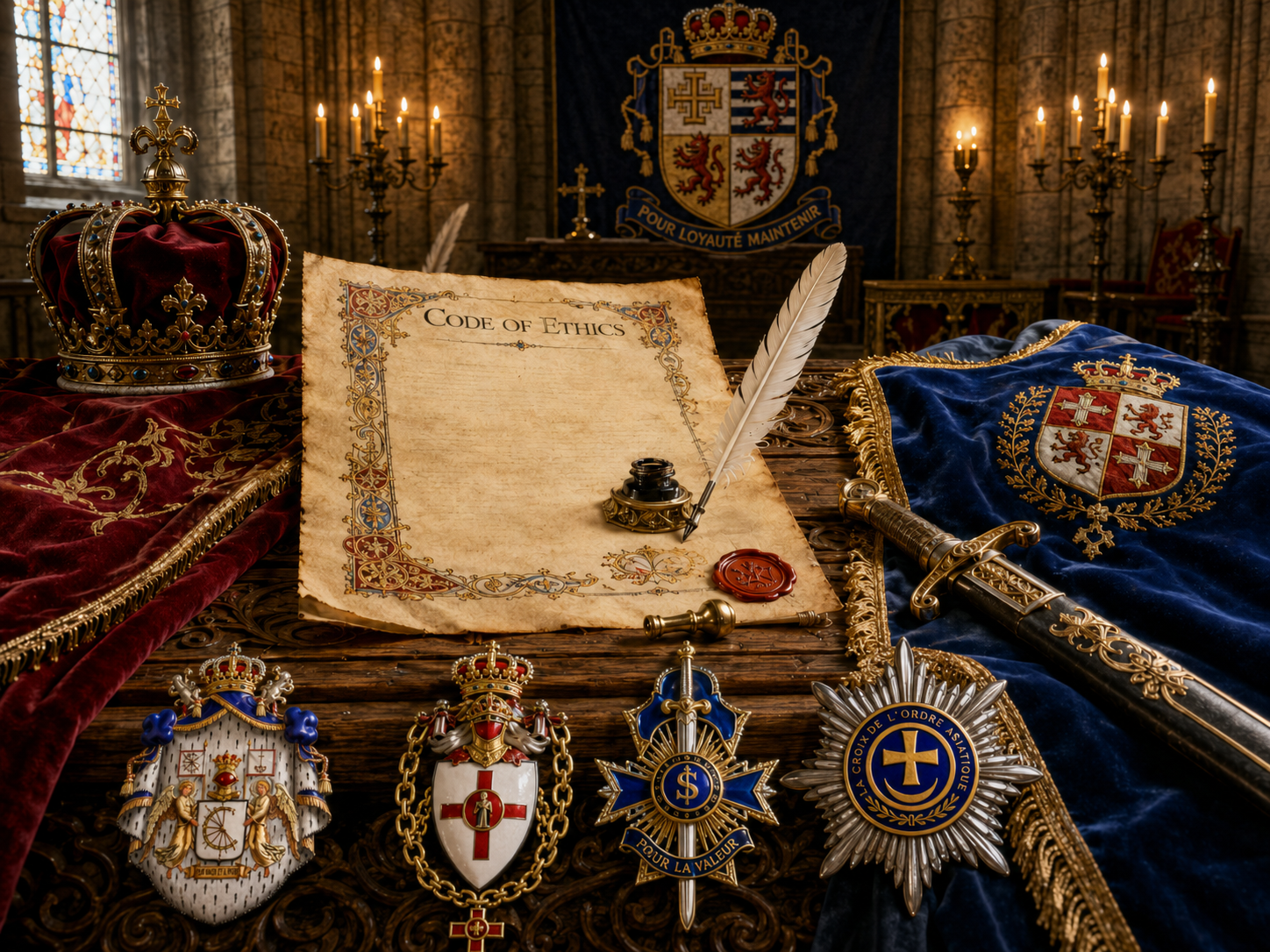 CODE OF ETHICS of the Royal House of De Lusignan and its Four Chivalric Orders