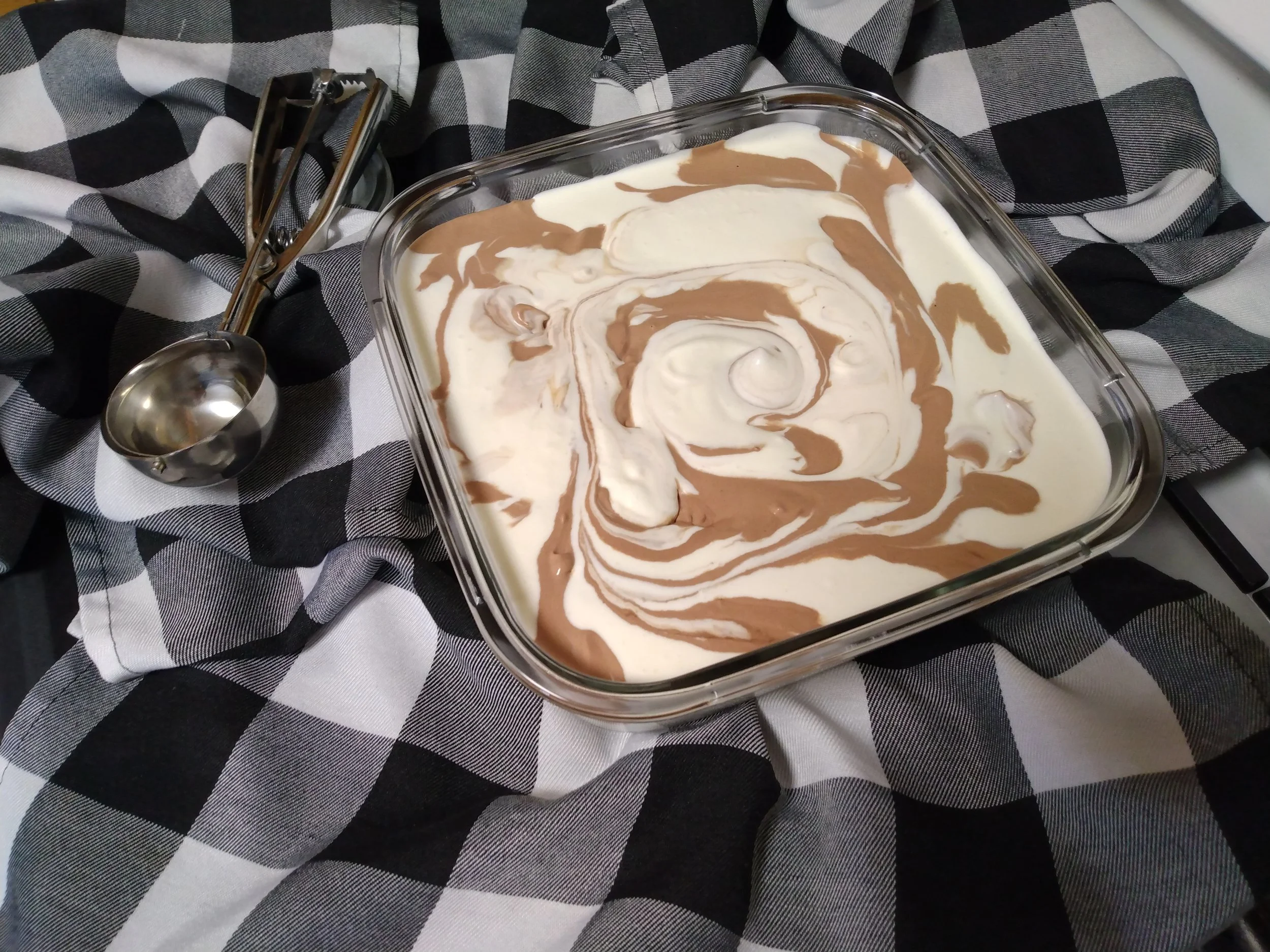COMING SOON: Arnah's Original Keto Chocolate Vanilla Swirl Ice Cream