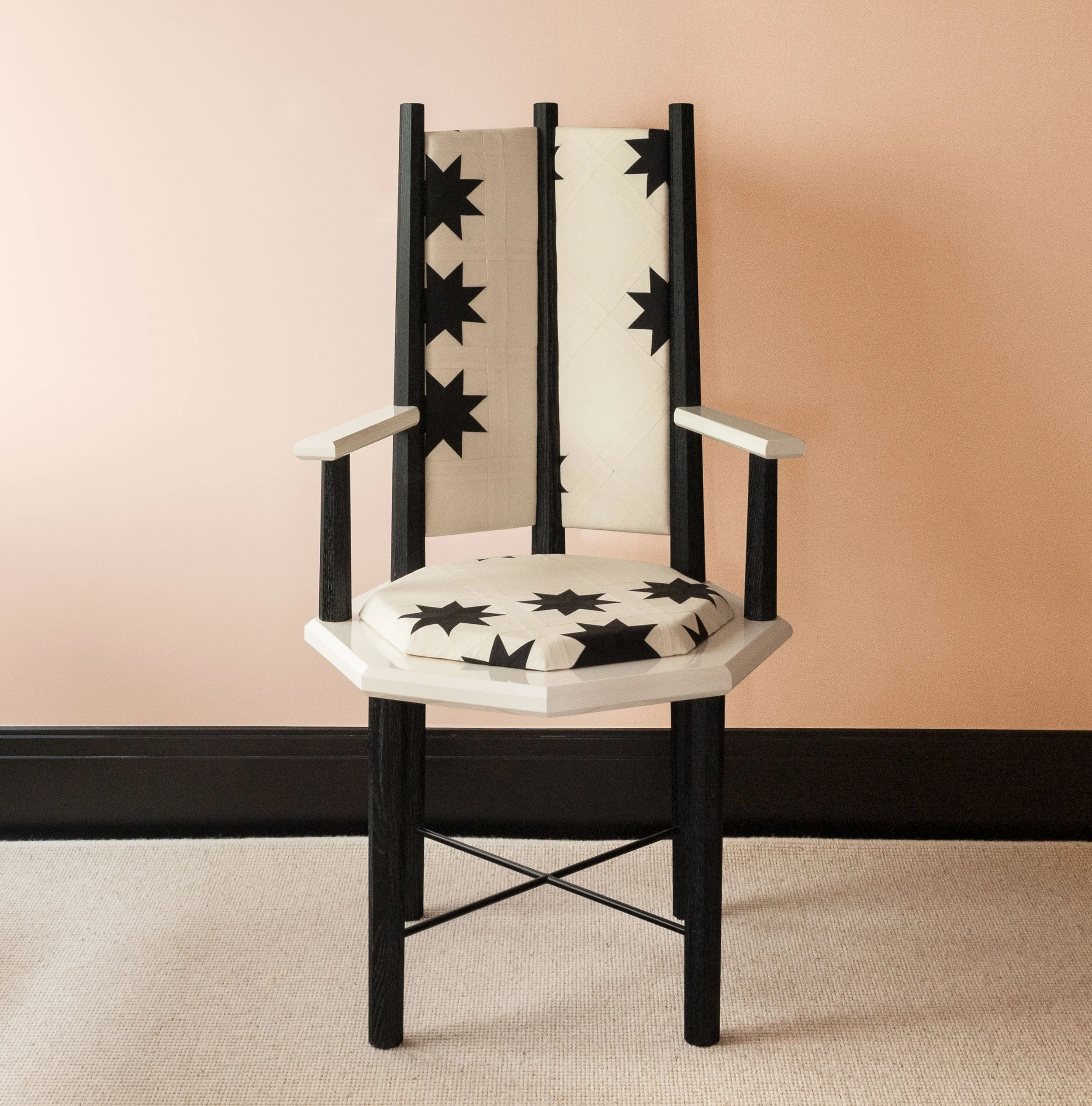 Octagonal Arm Chair