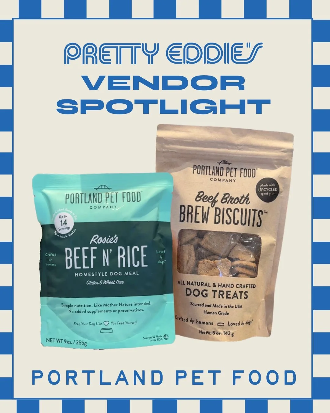 Vendor Spotlight: Portland Pet Food 🐶🥩🥣

Katie McCarron started Portland Pet Food when her 14-year old dog, Rosie, lost her appetite as her health declined. She decided to make healthier, cleaner food for her beloved pet. With Katie's food, Rosie 