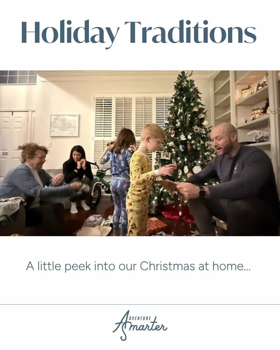 Every family has their own version of holiday chaos &mdash; here&rsquo;s ours. 🎄💛
A little church, a lot of dips, stockings at sunrise, and a southern meal that could feed an army.

It&rsquo;s messy, loud, predictable in all the best ways&hellip; a