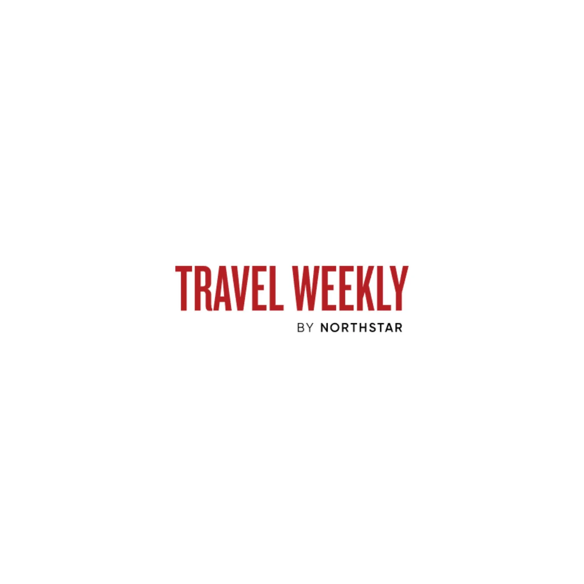 Cover page of a magazine titled 'Travel Weekly' by Northstar with red and black text on a white background.