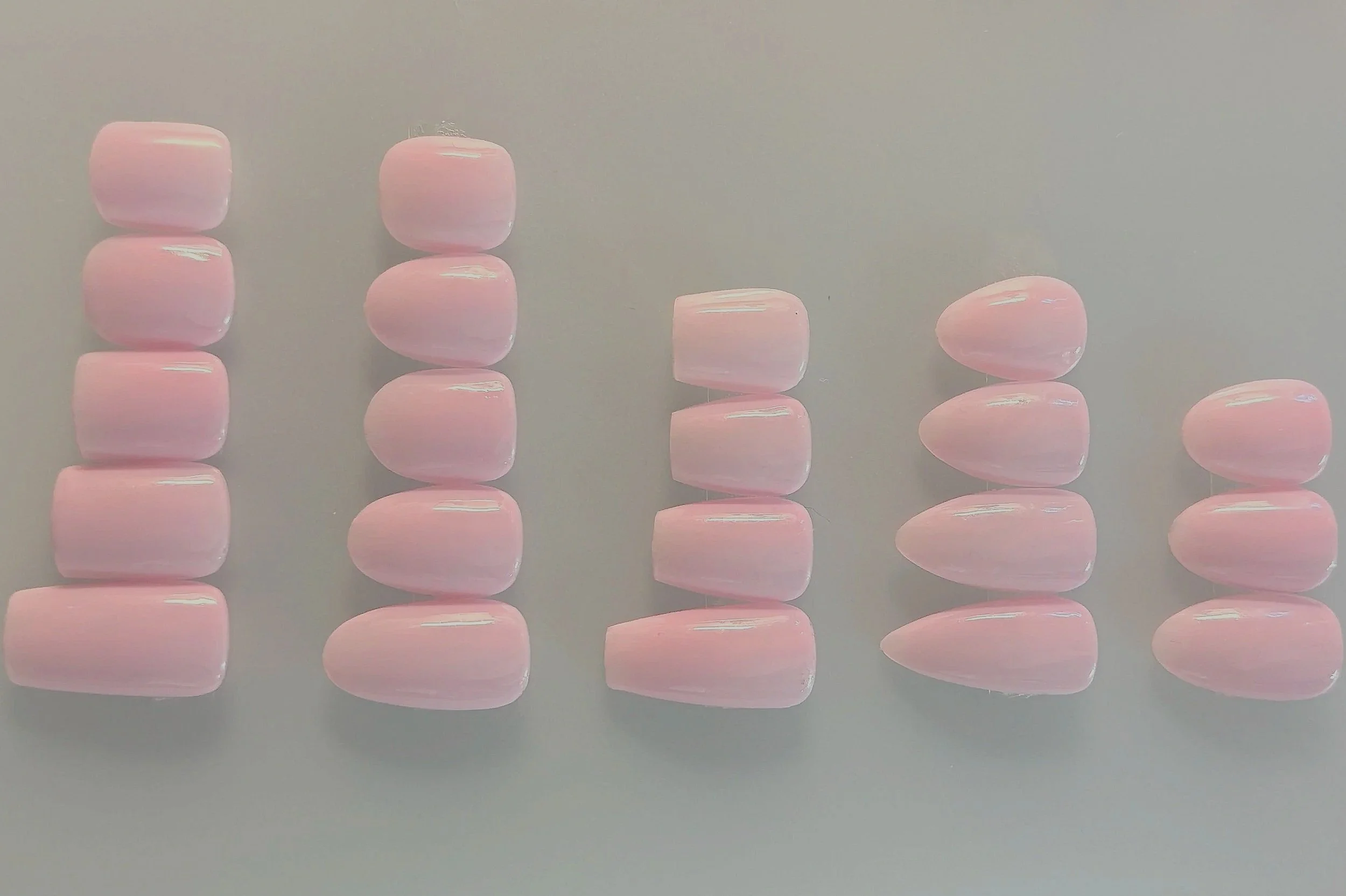 Explore all nail shapes and lengths available at Talaskye