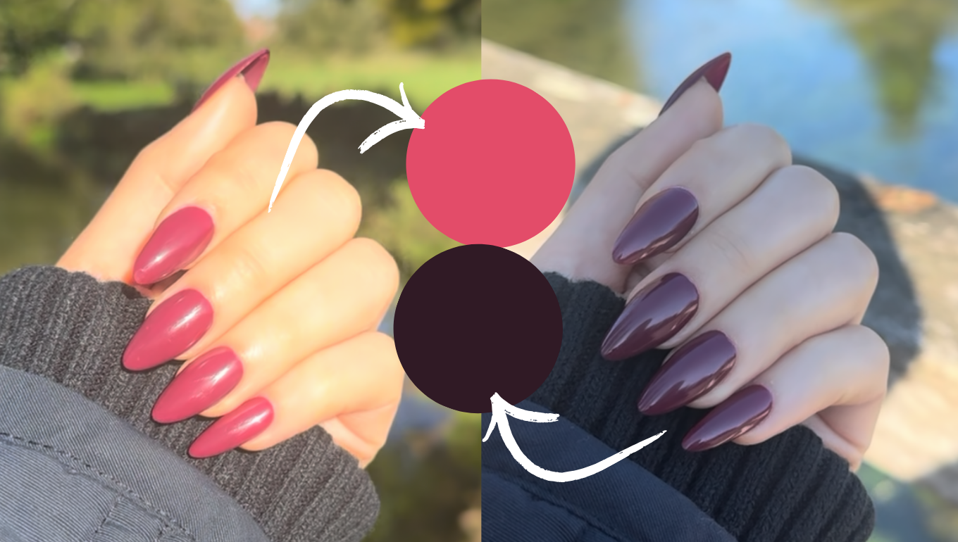 How lighting changes the look of your custom nail order