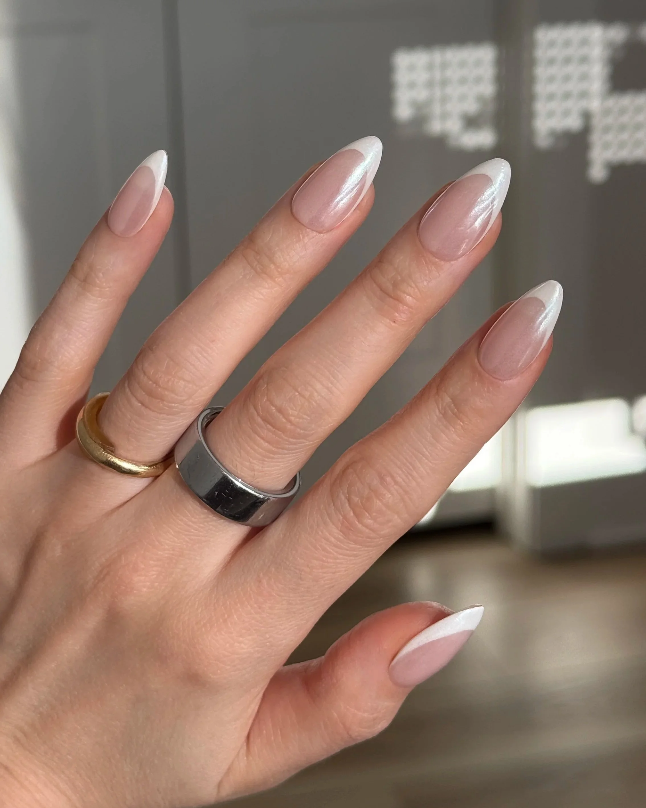 Iced French tips