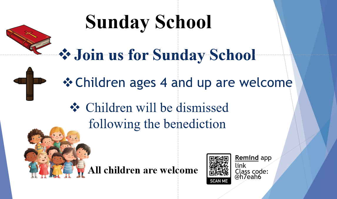 Sunday School Program
