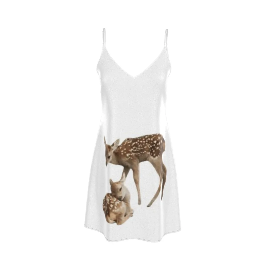 MOTHER AND BABY DEER SLIP