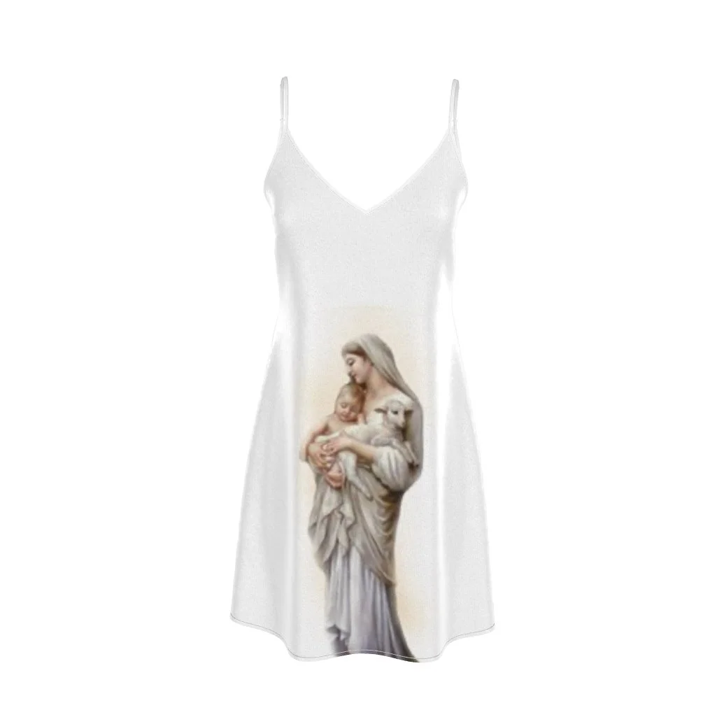 MARY JESUS AND THE LAMB SLIP