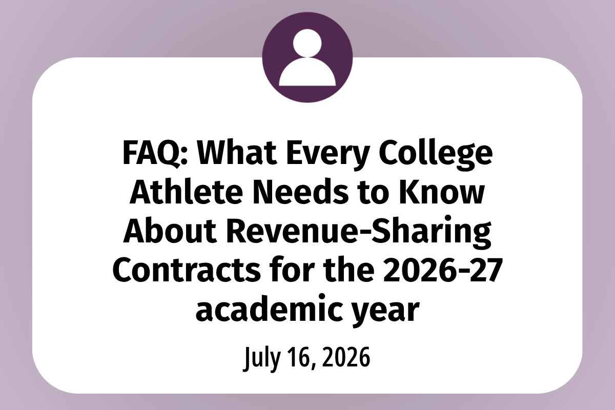       
  
    FAQ: Can Your School Sue You for Transferring? What Every College Athlete Needs to Know About Revenue-Sharing Contracts for the 2026-27 academic year  Schools are no longer staying quiet when athletes enter the transfer portal. In 2026,