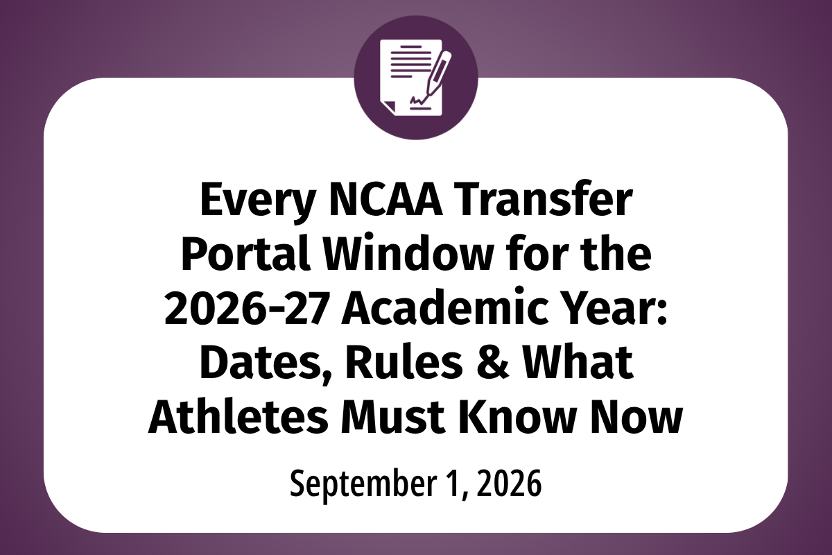      
  
    2026-27 NCAA Transfer Portal Dates: Every Sport's Window, Explained  Your college season may just have begun, but understanding your transfer options now can help you avoid costly deadlines later.&nbsp; The 2026-27 NCAA transfer portal 
