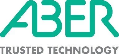 ABER Trusted Technology logo in teal and gray text.