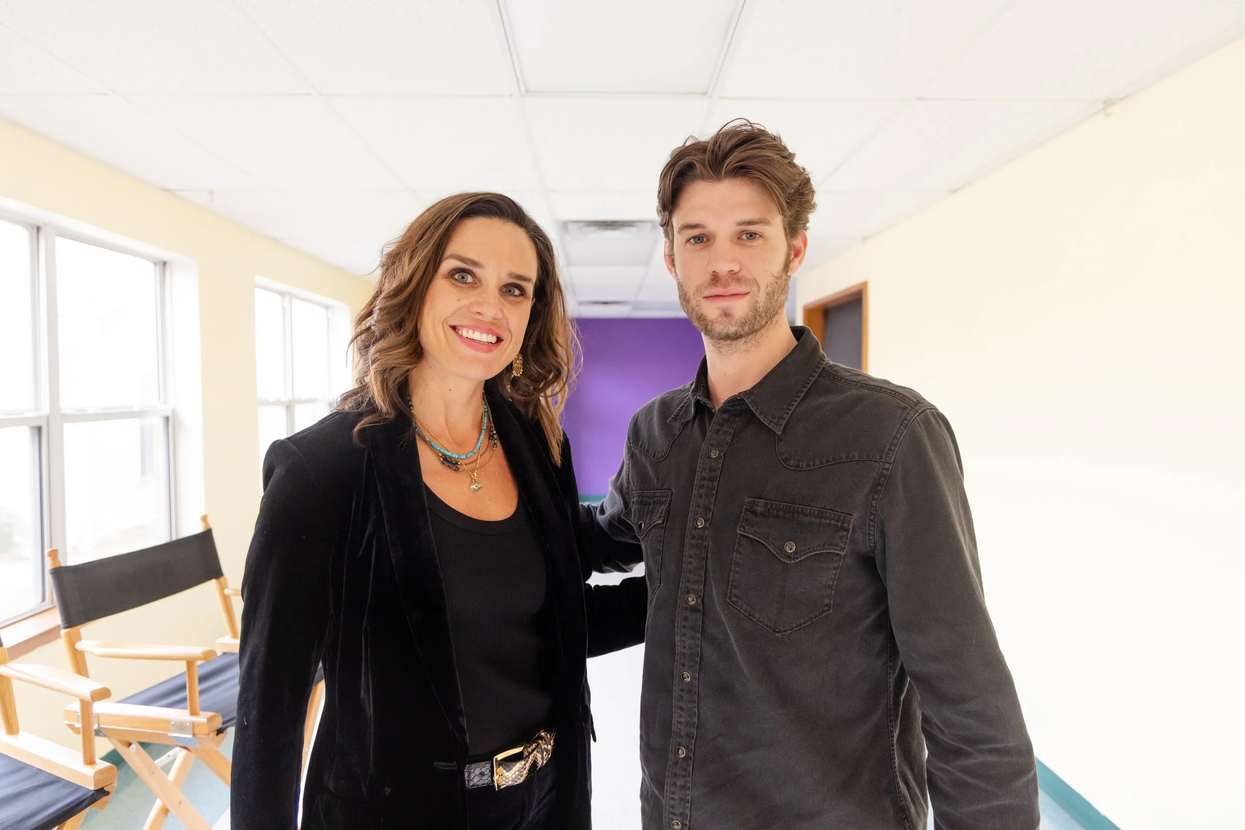 On Set of South of Stillwater