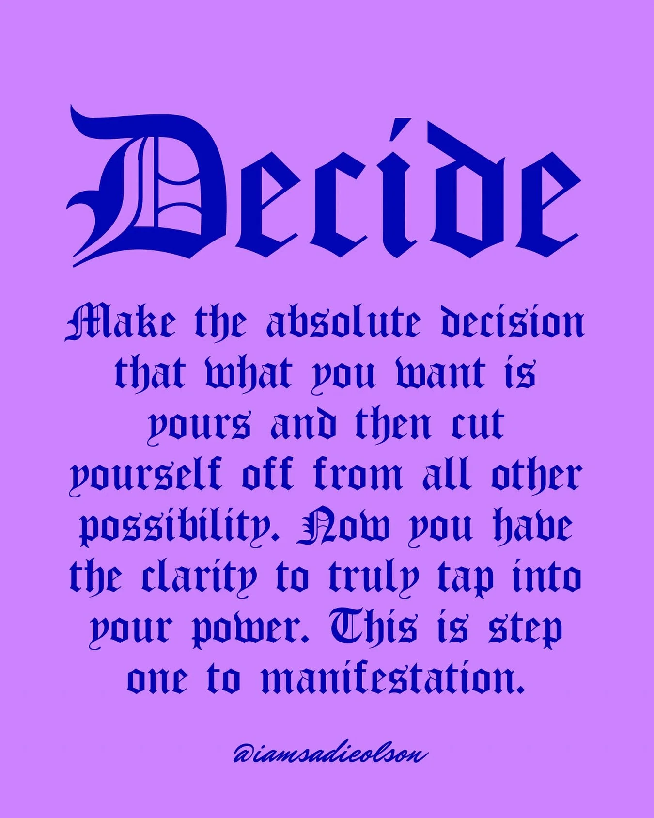 what are you deciding right here, right now? make a decision about what you WANT and what you will NO 👏 LONGER 👏 TOLERATE 👏👏👏

join the baddies inside Hot Witch University so you can use magick to be the hottest, most confident, bold, creative v