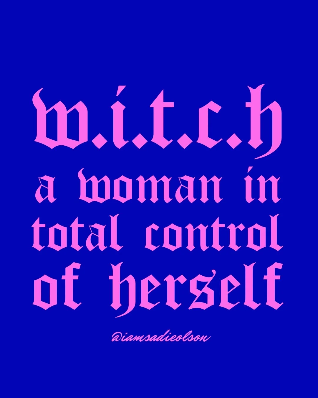ope! the patriarchy hates to see us comin&rsquo; 💅

the witches who were burned weren&rsquo;t stirring bubbling cauldron&rsquo;s of nefarious potions.

they were healers. they made their own money. they were independent. they didn&rsquo;t need MEN a