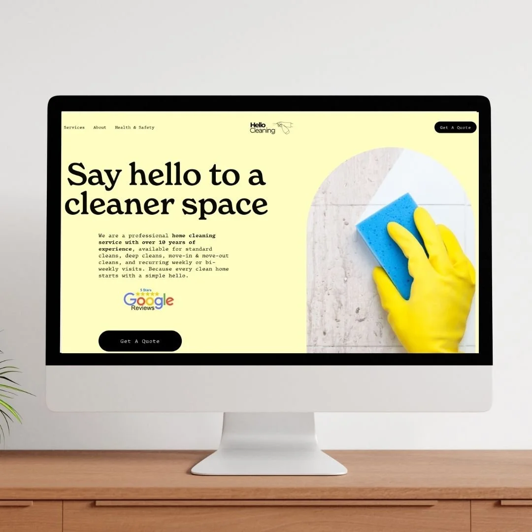 Cleaning Service Website