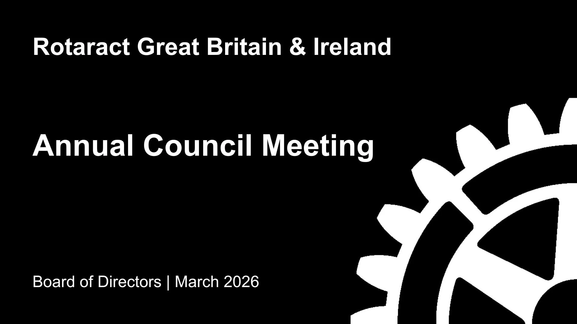 Annual Council Meeting 2026