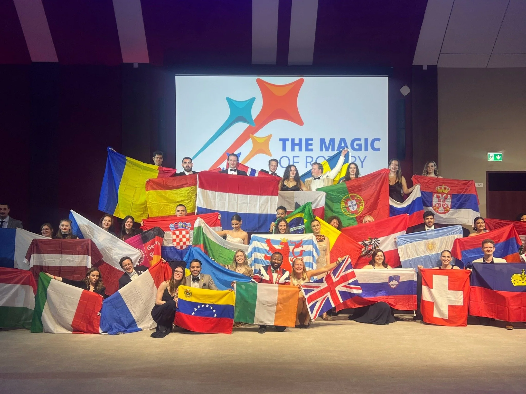 Waving the Flag for Rotaract Around the World