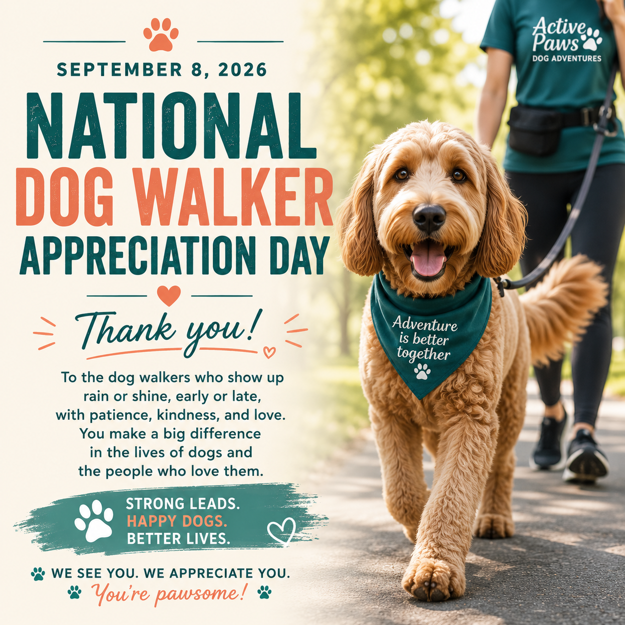 National Dog Walker Appreciation Day