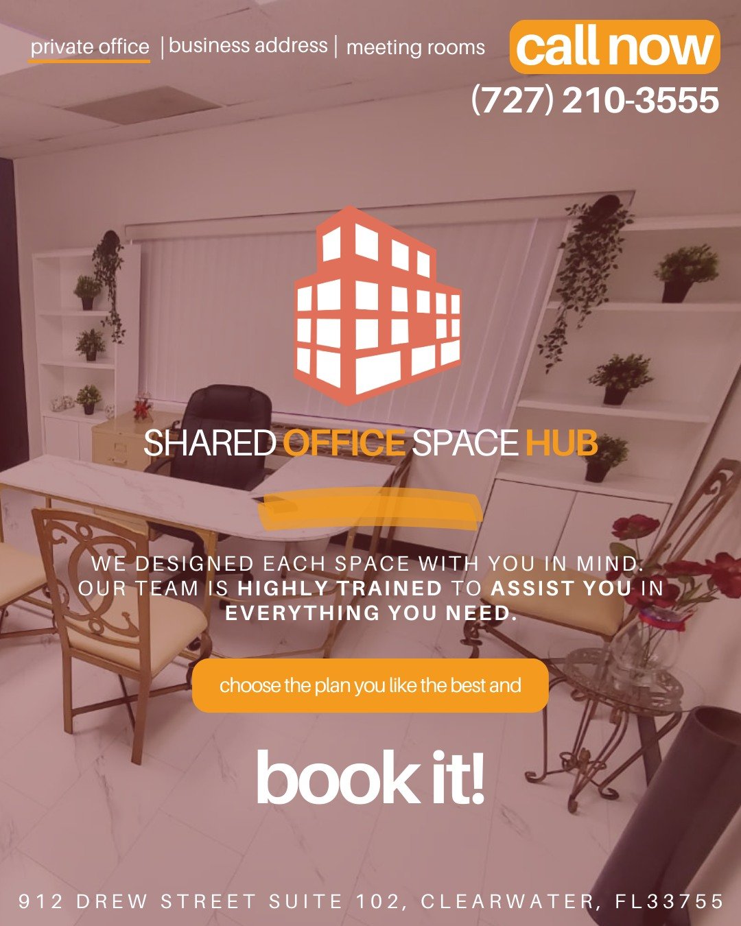 Step into a workspace crafted just for you. π€ At Office Space Hub, every detail is thoughtfully designed to inspire your best work.
Our dedicated team is here to support you every step of the way. π©π»‍π»π§π»‍π» From seamless tech to a welc
