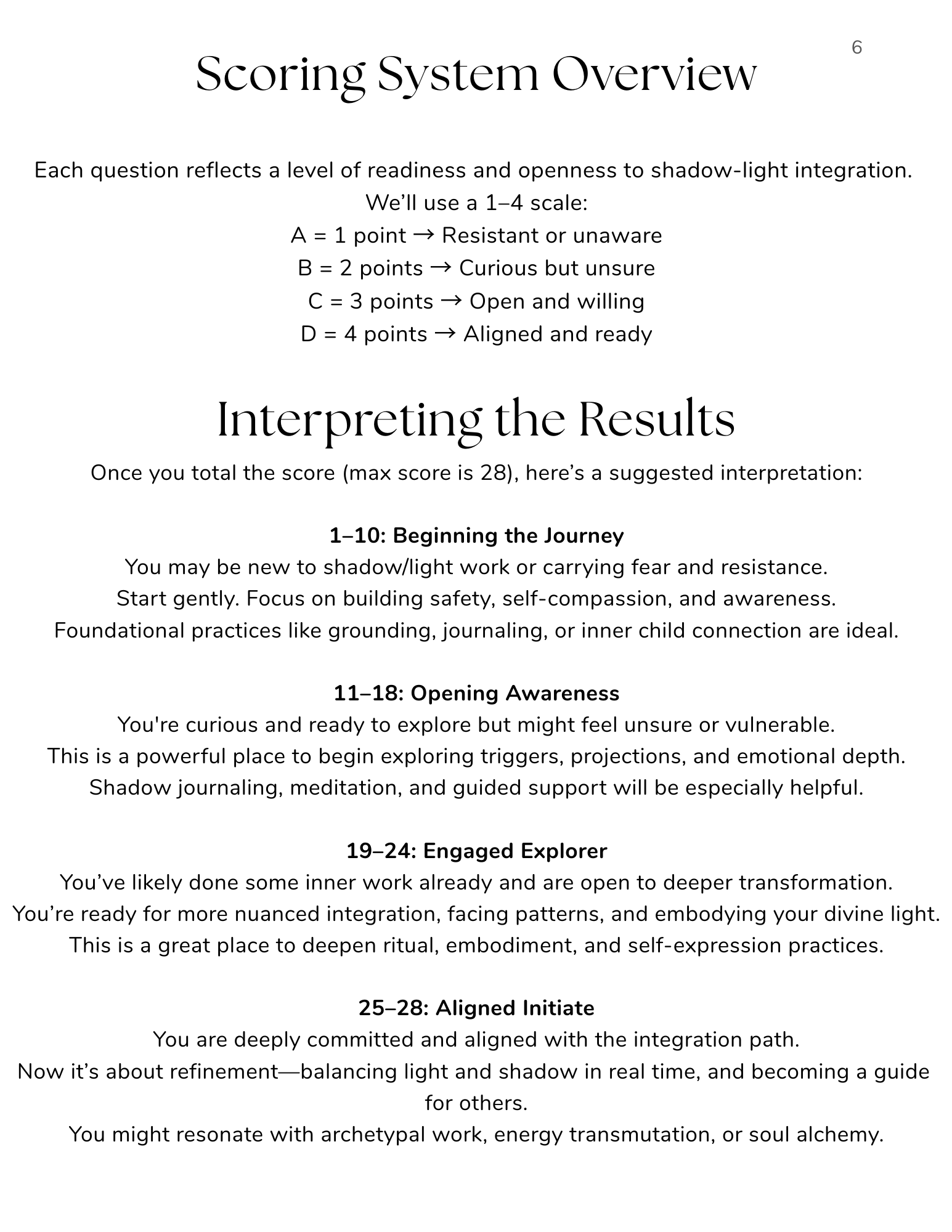 Workbook: A Journey of Self Discovery