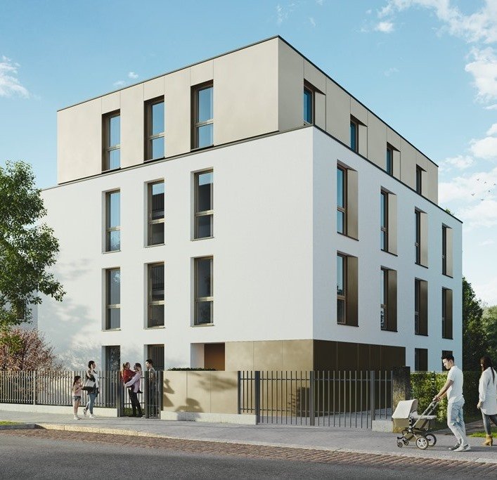 2025 Neubau Praxishaus mit Wohnungen