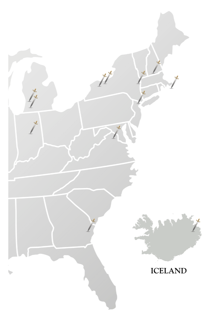 Locations where Denithor has been read