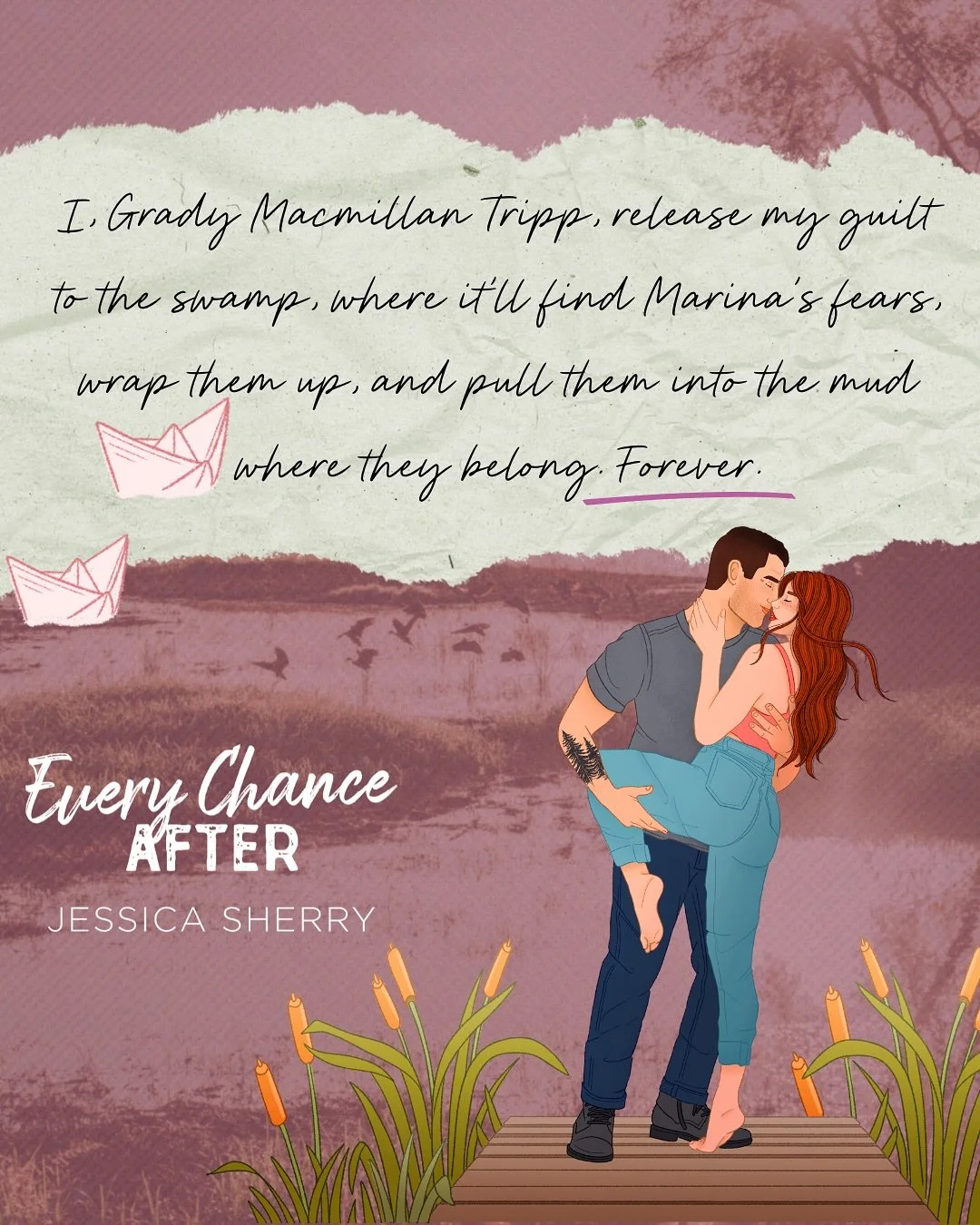 ⛵︎ Her pain is his fault. But her unluckiest day somehow becomes her luckiest in Every Chance After. ⛵︎

He&rsquo;s a small town vet, known as Grouchy Tripp, who hates getting involved, until fate steps in and he ruins everything for young, beautiful