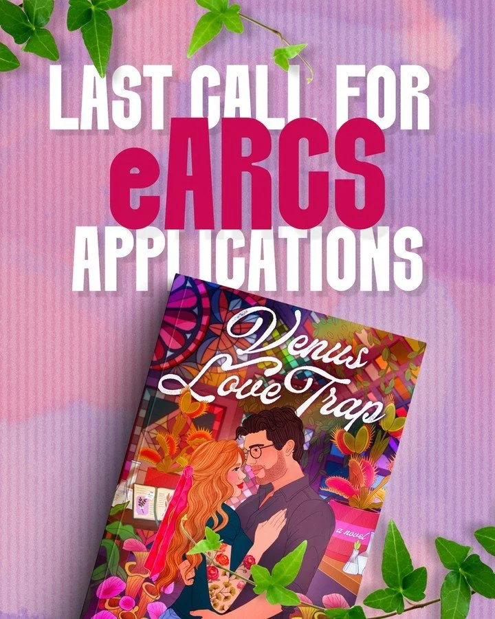 CALLING ALL ROMANCE LOVERS, ONE LAST TIME!🩷

eARCS signups close tomorrow and this is your last chance to apply to be chosen for a digital copy of Venus Love Trap. Remember that eARC sign ups are officially open through @good.girls.pr so run to fill