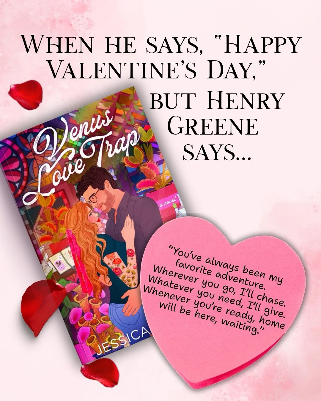 💖 Happy Valentine&rsquo;s Day... from a few of my favorite guys.

If you enjoy angsty reads &amp; small town romances, you&rsquo;ll love any of these books!

Fall in love with...

Venus &amp; Henry in Venus Love Trap - Releases everywhere March 3rd;