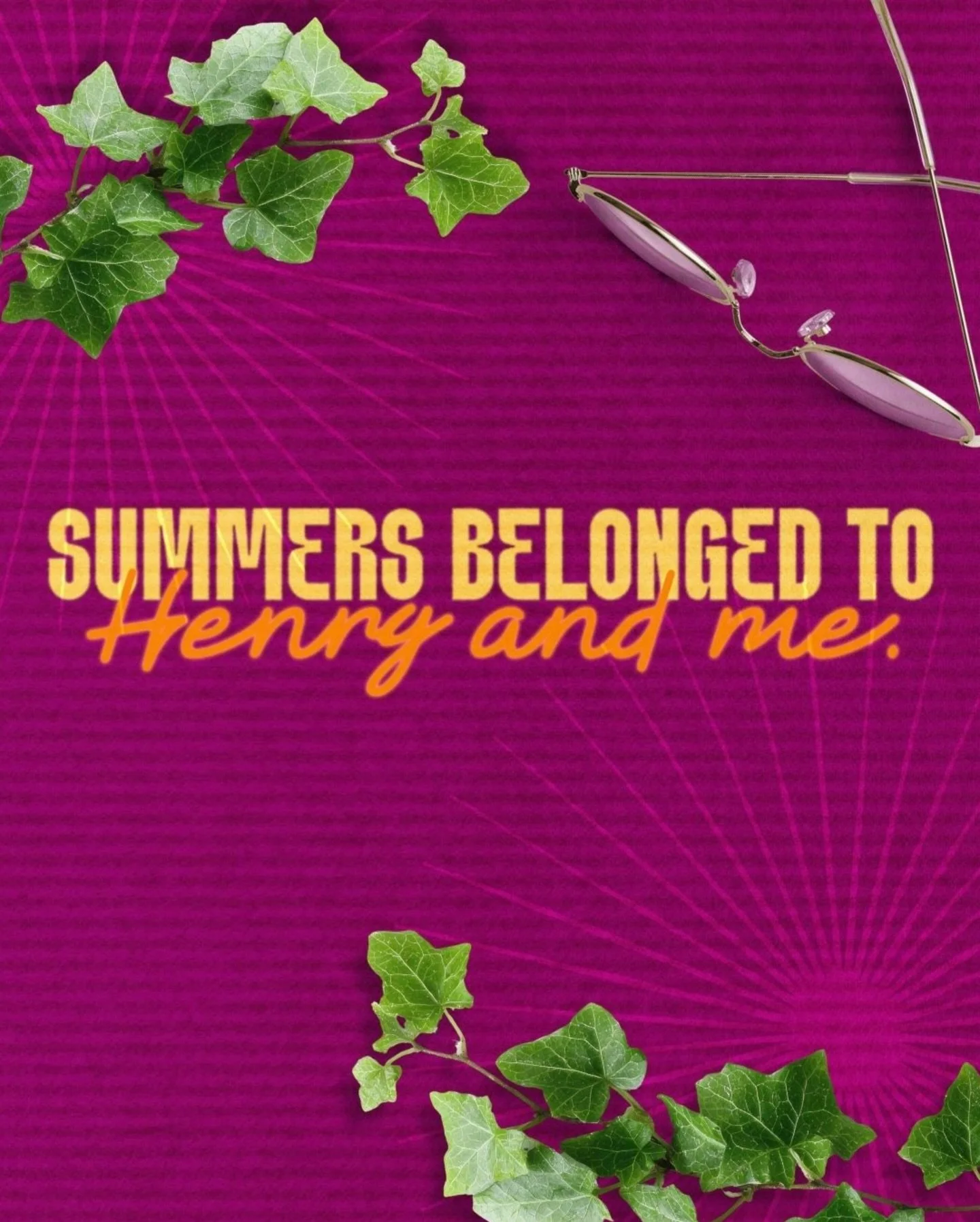 &ldquo;My soulmate doesn&rsquo;t want me. I don&rsquo;t want her, either. There&rsquo;s no coming back from
that. And settling for anything else is... unfair.&rdquo; 🩷

Henry and Venus remember that summers are for them, and only for them. 

eARCs a