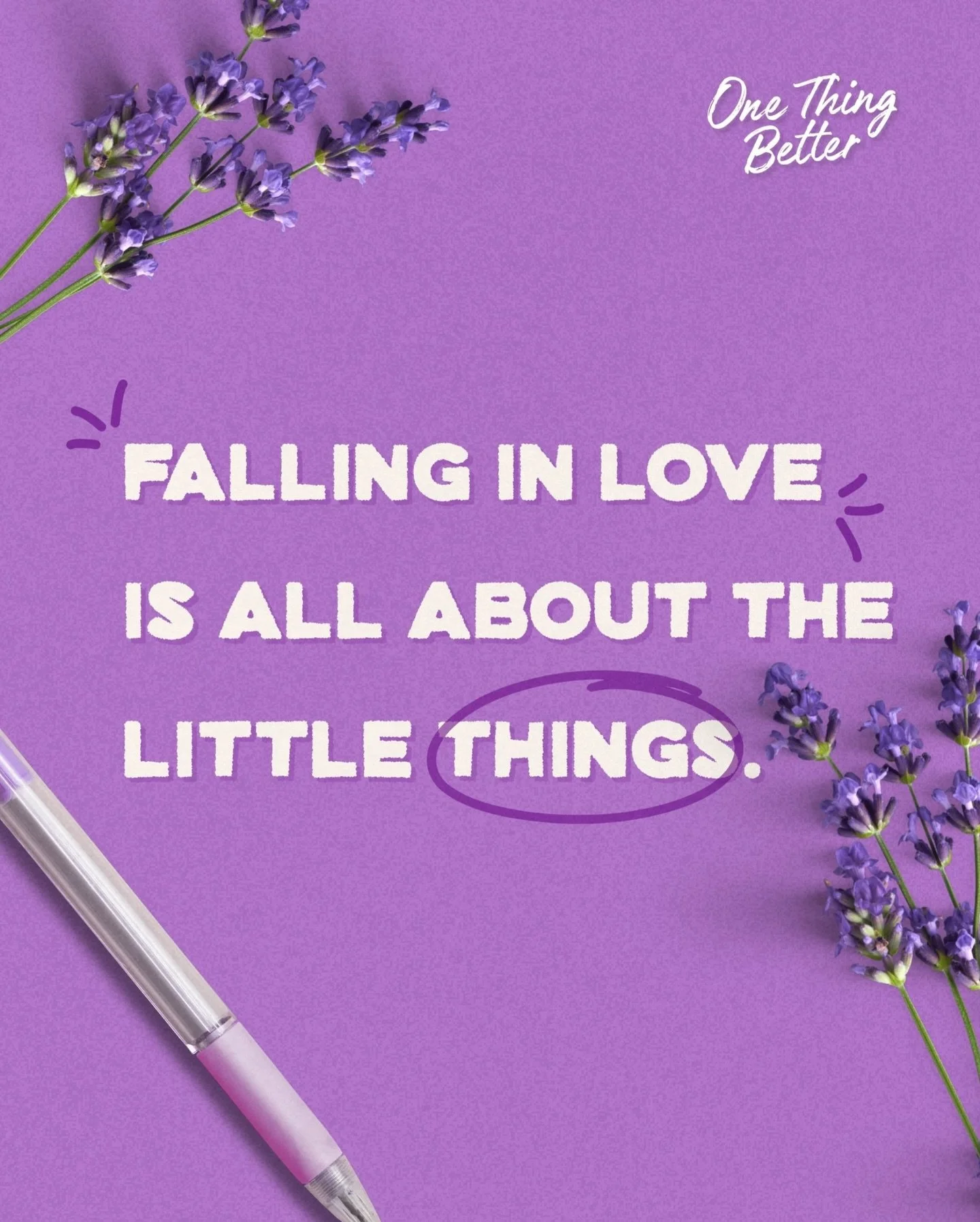 Ben and Lena&rsquo;s story is so special to me!

One Thing Better is Lena&rsquo;s story. We see her finding love and reinventing herself during the 2020 pandemic. Ben is not only the friend she needs, but the man she deserves. While in Every Good Thi