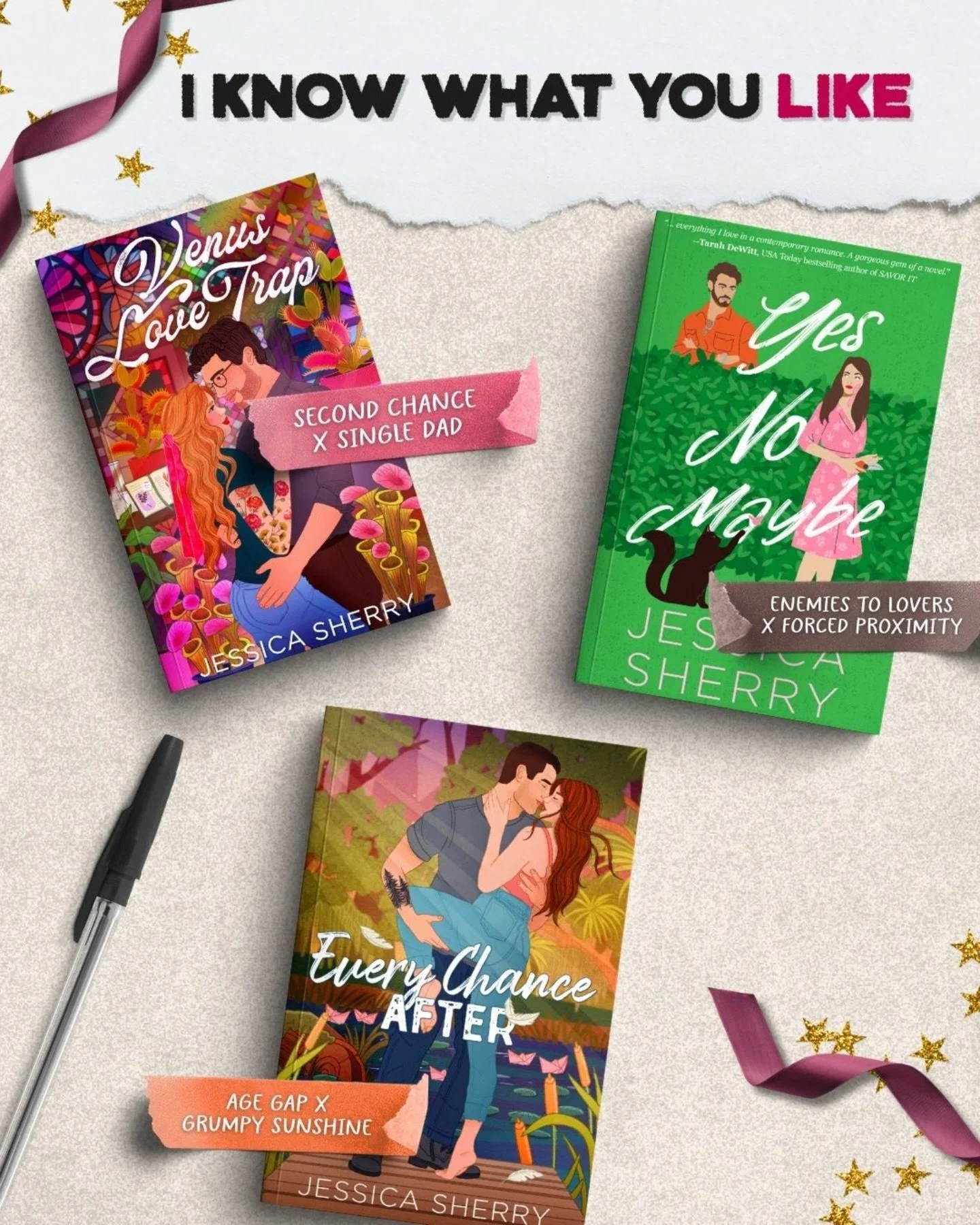 I love trends, and I saw @readingromancewithlauren do a twist on this one so I wanted to do it too! 

Venus Love Trap, a sexy yet very emotional love story between two first loves who have been apart for 10 years, until she comes back to town &amp; s