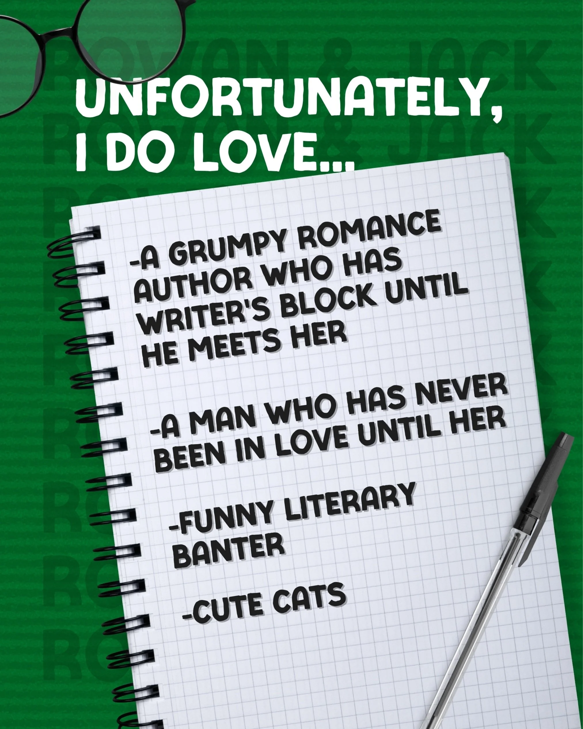 Unfortunately, I do love a trend, and Rowan and Jack!💚 

Yes No Maybe is about a bestselling romance author with writer&rsquo;s block, until a high school English teacher with a difficult past moves right next door and the words suddenly start flowi