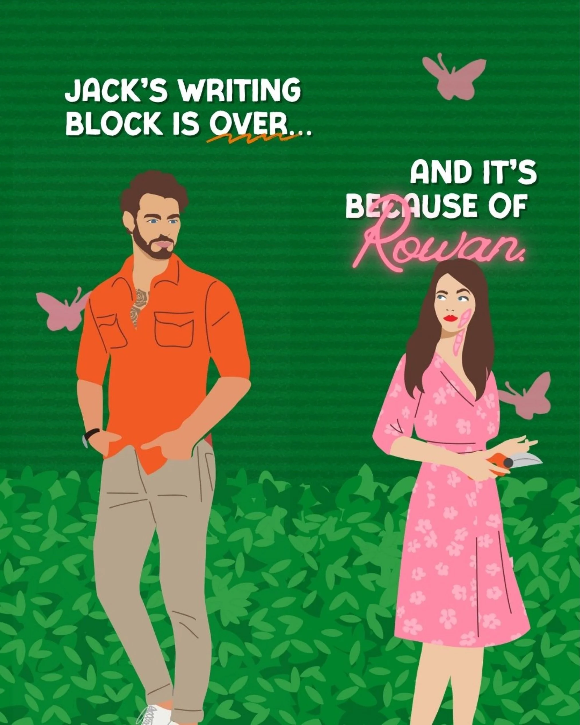 Jack&rsquo;s hottest trait: Being so inspired by Rowan that he starts writing again!!

Yes No Maybe is about a bestselling romance author with writer&rsquo;s block, until a high school English teacher with a difficult past moves right next door and t