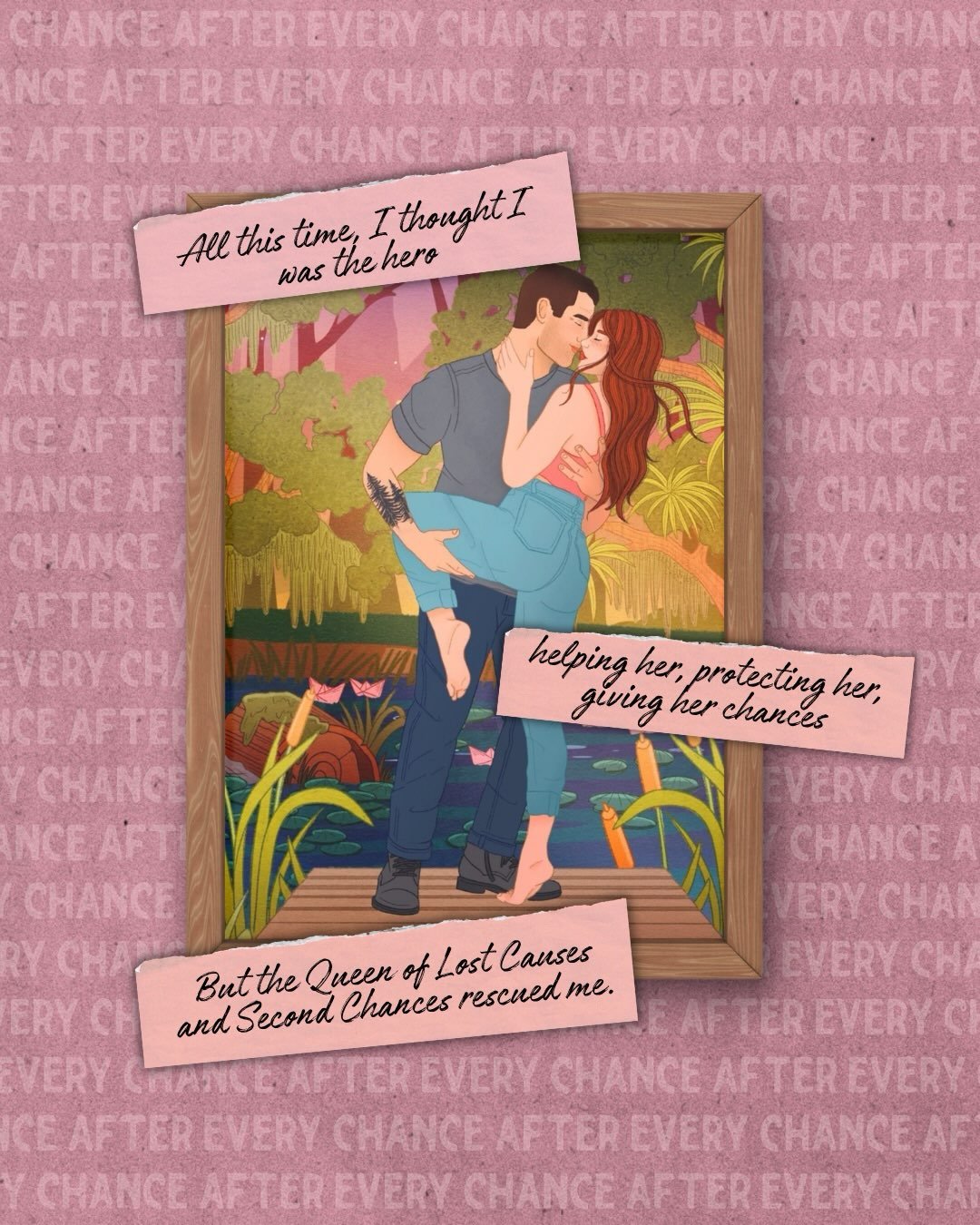 📖 Every Chance After - now on kindle unlimited 🐊🐊🐊

If you love a protective MMC, then you&rsquo;ll love Grady Tripp. When the grumpy town veterinarian crashes into the sunshine girl on her wedding day, he must do whatever it takes to get her lif