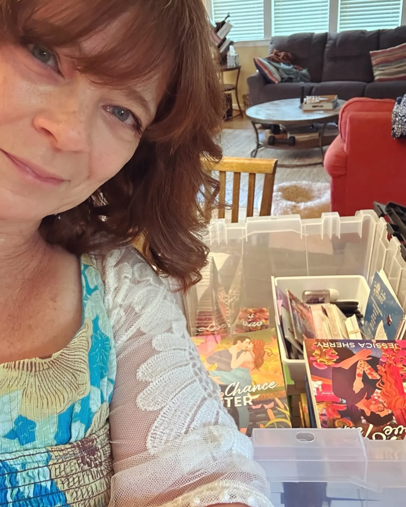 Getting ready for my hot date with @badbsbooks_ilm 

I&rsquo;m not great at selfies, but I&rsquo;m excellent at writing angsty romances and talking about books, so come check us out! 

Join us today at Independence Mall in Wilmington, NC. I&rsquo;ll 
