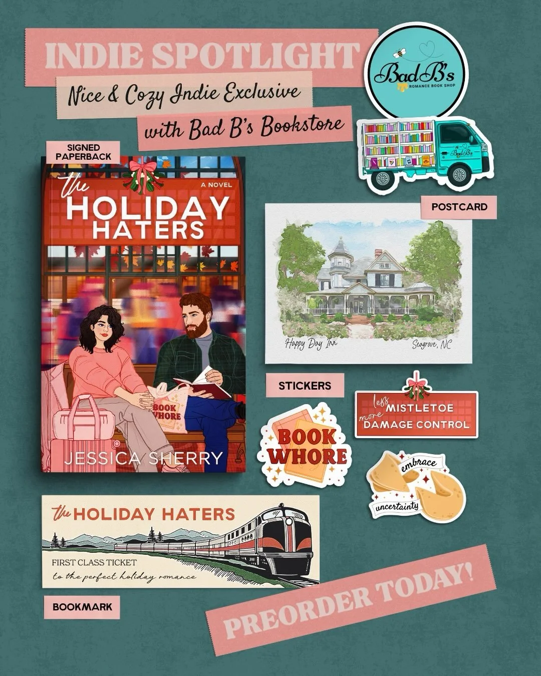 📚 Indie Bookstore Spotlight 📚

Looking for your next favorite holiday romance? 

How about one with two strangers who meet on a train and make a holiday pact to get through the season&rsquo;s chaos together? It&rsquo;s a delightfully cozy, slow-bur