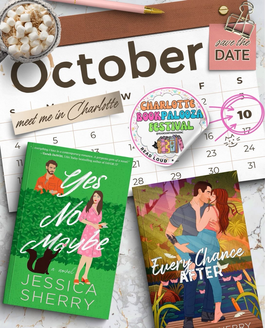 Charlotte&rsquo;s largest book festival!! 📚📚📚

Over 80 authors + 59 bookish vendors + Games, prizes, FUN = Big Book Energy!! 

Saturday, Oct 10th, 11 - 4
Truist Stadium, Charlotte NC

Tickets are selling FAST. Get yours at www.zeffy.com/en-US/tick